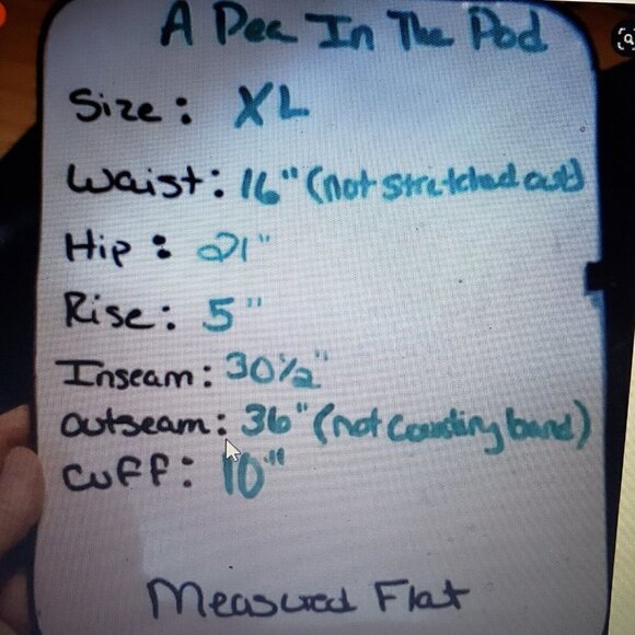 A Pea In The Pod Maternity Womens Pull On Bootcut Jeans XL - Picture 6 of 9